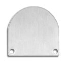 Endkappe E46 Alu schwarz RAL9005 für Profil PN4 /...
