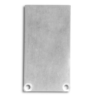 Endkappe E49 Aluminium für Profil PN6 / PN7 in Verbindung mit C12, 2 STK, inkl. Schrauben