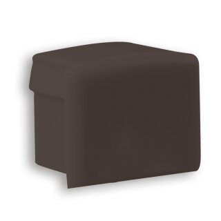 Endkappe E4B schwarz für Profil PL2, 1 STK