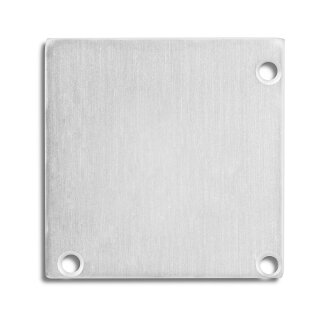 Endkappe E52 Aluminium für Profil PN17/PN18/PN19 (C16)  mit 2 STK, inkl. Schrauben