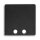 Endkappe E58B Aluminium schwarz RAL9005 für Profil PN8, 2 STK, inkl. Schraube
