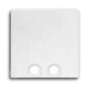 Endkappe E58W Aluminium weiß RAL9010 für...