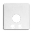 Endkappe E59W Aluminium weiß RAL9010 für...