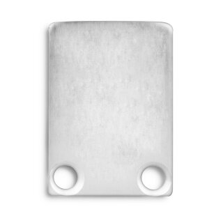 Endkappe E6 Aluminium für Profil PL2 in Verbindung mit PL10, 2 STK, inkl. Schrauben