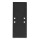 Endkappe E66 Aluminium schwarz RAL9005 für Profil PL13 mit PL10.1, 2 STK, inkl. Schrauben