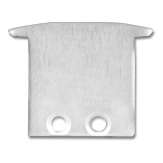 Endkappe E72 Aluminium für Profil PN21, 2 Stück inkl. Schrauben