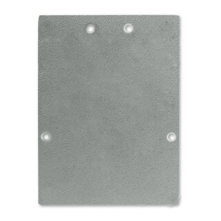 Endkappe E74 Aluminium silber für Profil LL2, 2 STK, inkl. Schrauben