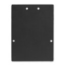 Endkappe E74B Aluminium schwarz für Profil LL2, 2...