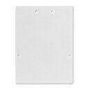 Endkappe E74W Aluminium weiß RAL9003 für...
