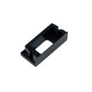 Endkappe E76B schwarz für Profil SL8/NL8, mit...