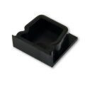 Endkappe E81B schwarz für Profil PL4, 1 STK