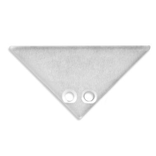 Endkappe E84 Aluminium für Profil PO5, 2 STK, inkl. Schrauben