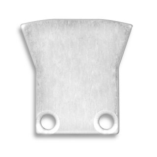 Endkappe E9 Aluminium für Profil PL3 in Verbindung mit PL10, 2 STK, inkl. Schrauben