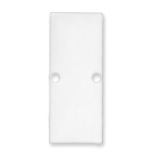 Endkappe E90 Aluminium weiß RAL 9003 für Profil VA2, 2 STK, inkl. Schrauben