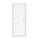 Endkappe E90 Aluminium weiß RAL 9003 für...