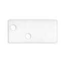 Endkappe E95W Aluminium weiß RAL 9003 für...