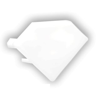 Endkappe E96W weiß für Profil PO23n, 1 STK