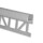 FP3 LED Fliesenprofil Abschluss oben 200 cm, LED Stripes max. 8mm