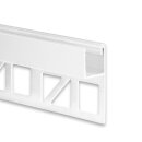 FP4 LED Fliesenprofil Abschluss oben 200 cm, LED Stripes max. 10mm