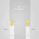 FP4 LED Fliesenprofil Abschluss oben 200 cm, weiß RAL 9003, LED Stripes max. 10mm