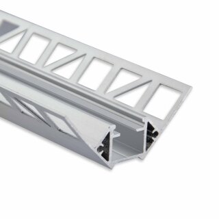 FP8n LED Fliesenprofil Inneneck 200 cm, LED Stripes max. 14 mm