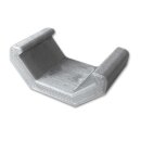 Magnethalter Kunststoff silber Z47 für Profil PO23n