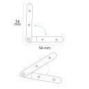 Verbinder Z53  flexibel 180° - 45°, 2 Stück