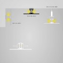 PL13 LEUCHTEN-Profil 200 cm,  weiß  LED Stripes max. 12 mm