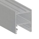 PN17V2 LED LEUCHTEN-Profil 200 cm, silber pulverbeschichtet, LED Stripes max. 30 mm