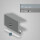 TBP1 LED Profil Trockenbau 200 cm, schwarz RAL 9005, LED Stripes max. 6 mm