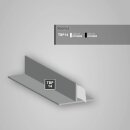TBP14 LED Profil Trockenbau 200 cm, weiß RAL 9003, LED Stripes max 12 mm