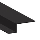 TBP16 LED Profil Trockenbau 200 cm, schwarz RAL 9005, LED Stripes max 12 mm