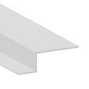 TBP16 LED Profil Trockenbau 200 cm, weiß RAL 9003, LED Stripes max 12 mm