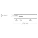 TBP2.1 LED Profil Trockenbau 200 cm, LED Stripes max. 11 mm
