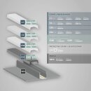 TBP3 LED Profil Trockenbau 200 cm, LED Stripes max. 14 mm