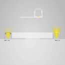 TBP4 LED Profil Trockenbau 200 cm, LED Stripes max. 14 mm