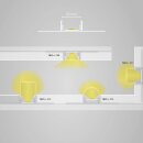 TBP5 LED Profil Trockenbau 200 cm, LED Stripes max. 20 mm