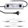 L033 RGBW COB 24V 5 Meter Set mit WLED / Netzteil / Fernbedienung und Stecker