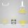 LED AUFBAU-Profil 200 cm, flach, LED Stripes max. 12 mm - Silber Eloxiert