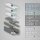 LED AUFBAU-Profil 200 cm, flach, LED Stripes max. 12 mm - Silber Eloxiert