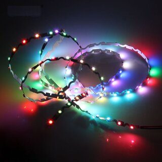 RGBW LED Lichtstreifen Knickbar 5VDC - 5 Meter - Typ SK6812 digital addressable